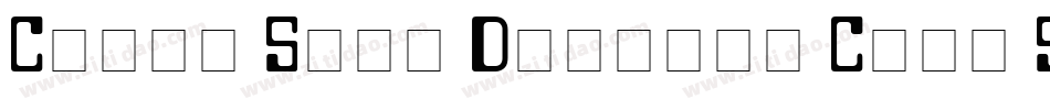 Cheap Shot Display Caps SSi字体转换